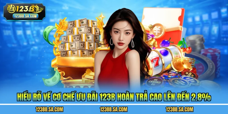 Hiểu rõ về cơ chế ưu đãi 123B hoàn trả cao lên đến 2.8%