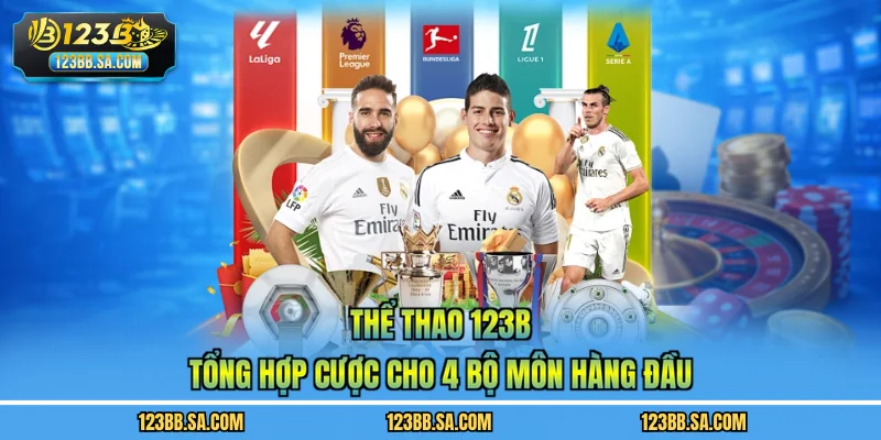 Thể Thao 123B - Tổng Hợp Cược Cho 4 Bộ Môn Hàng Đầu