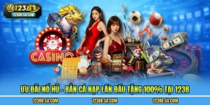 Nổ Hũ - Bắn Cá Nạp Lần Đầu Tặng 100% Tại Nền Tảng 123B